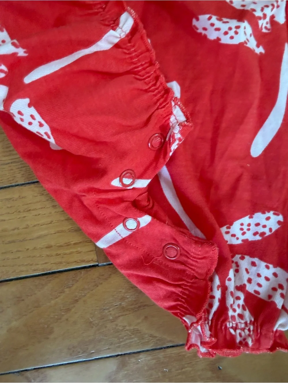 Carter's Red Floral Strap Bubble One-Piece 3 month NWT